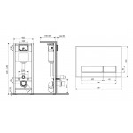 Инсталляция для унитаза Lavinia Boho Relfix 77020042 с клавишей Relfix (5 в 1) Инсталляция для унитаза Lavinia Boho Relfix 77020042 с клавишей Relfix (5 в 1)